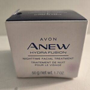AVON Anew Hydra Fusion Nighttime Facial Treatment 1.7 Oz Full Size New